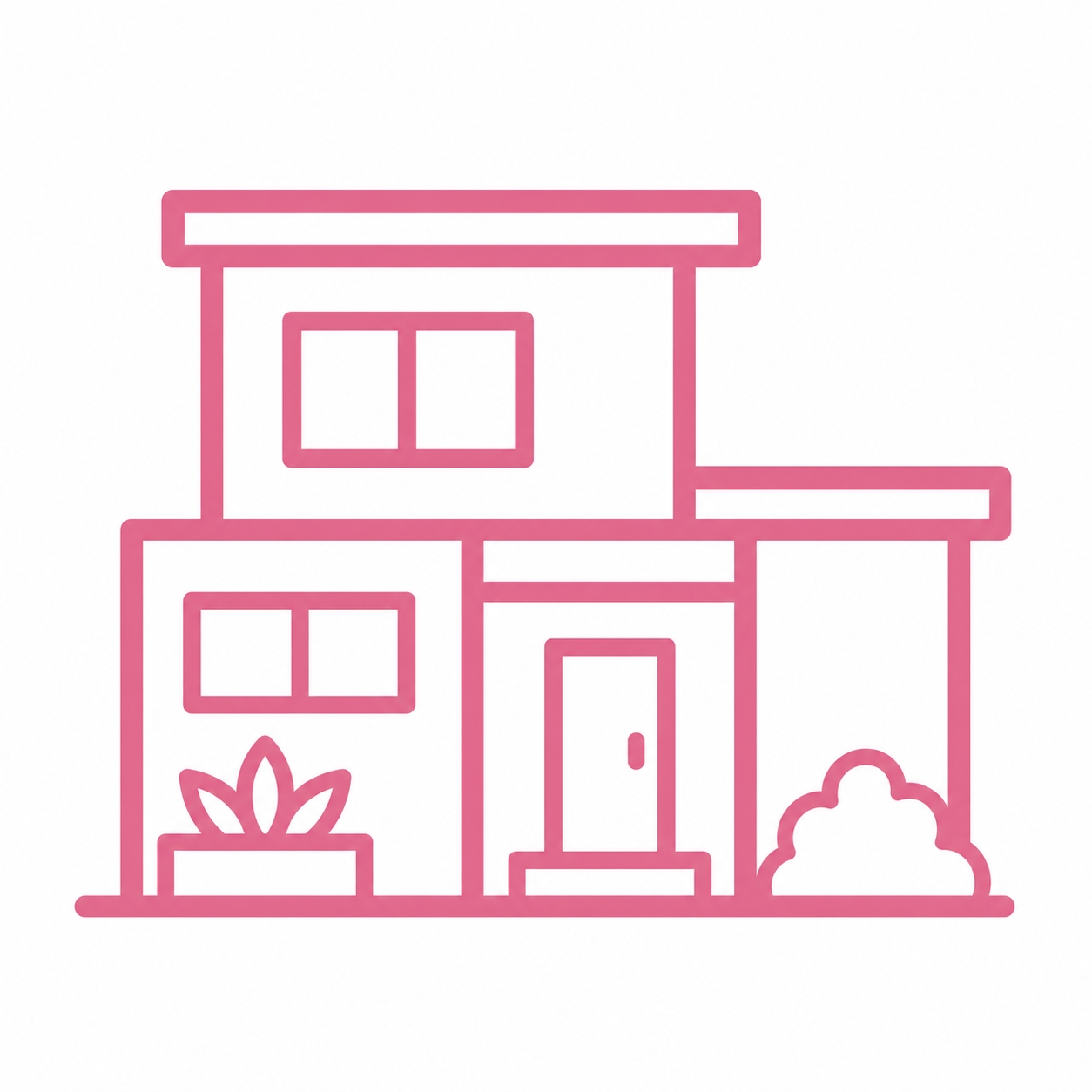 院の建物のイラスト