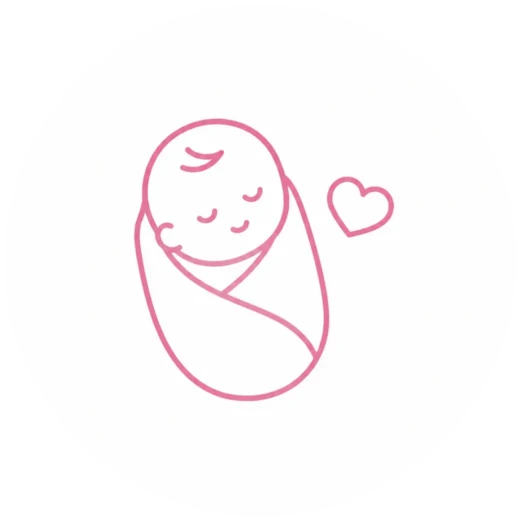 赤ちゃんをイメージしたイラスト